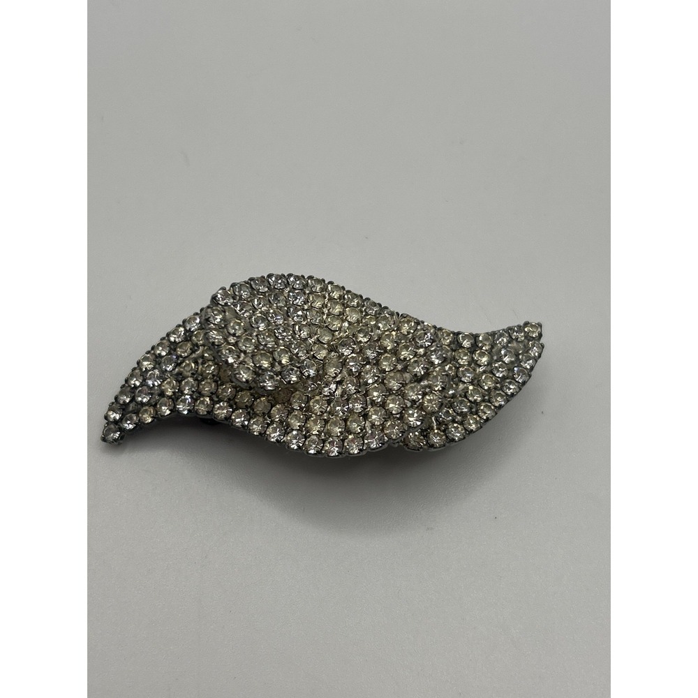 Rhinestone Hair‎ Barrette Womens Silver Crystal Clip Formal Party Wedding